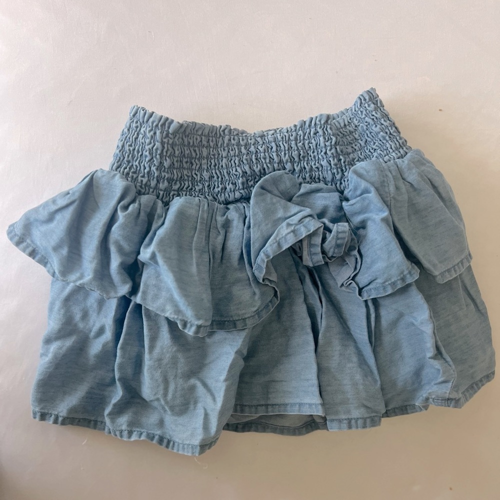 Blue Ruffled Skirt - Picture 4 of 4